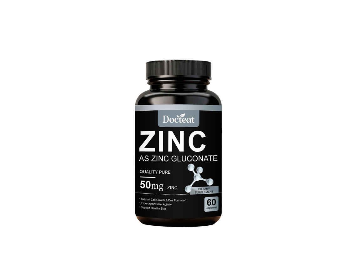 Cápsulas de zinc Docteat Fórmula suave diaria
