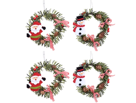 Adornos de decoración de Navidad, suministros de decoración de arte para fiestas navideñas