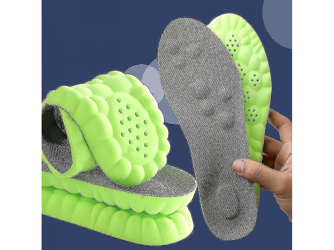 Dan26-plantillas De Zapato 4d Cloud Technology Para Senderismo Entrenamiento Suelas Internas Respirantes Xnx 36 Verde