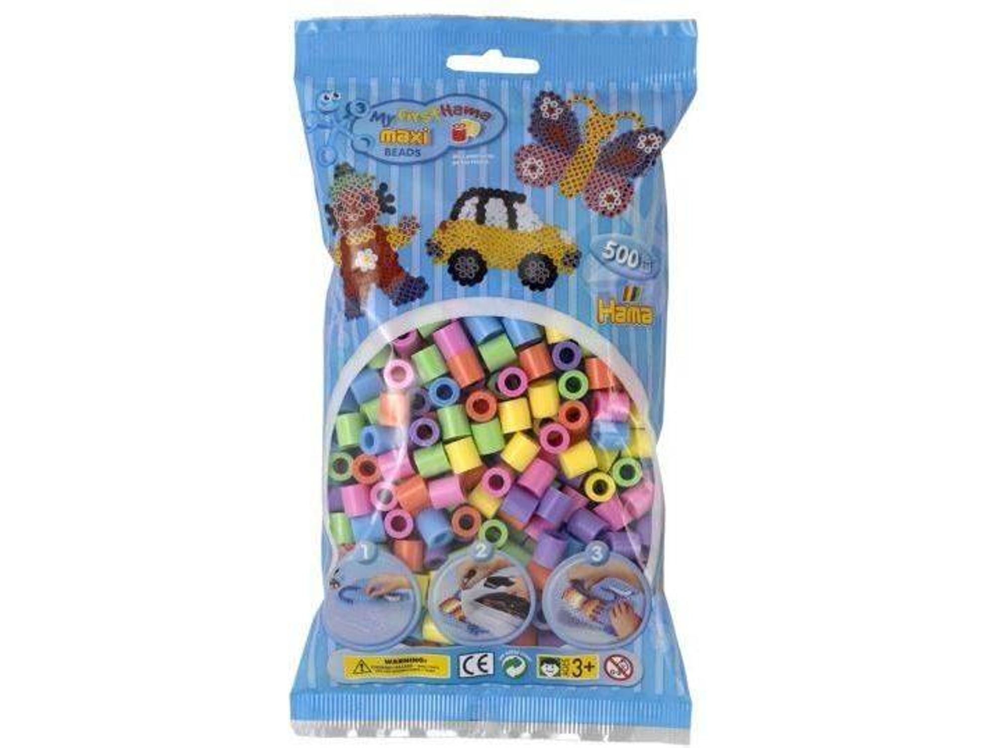 Juego de Construcción HAMA 500 Maxi Pastel