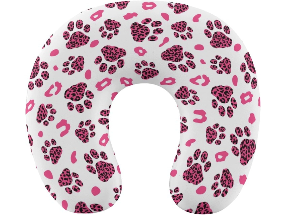 Almohada Forma Estampado Leopardo, Espuma Viscoelástica Viscoelástica Fácil Relajación Cómodos