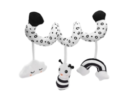 Peluche Suave De Abeja Colgante En Espiral Para Cuna, Cochecito Y Bebés De 3 Meses En Adelante.