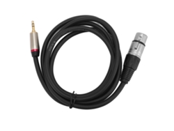 Cable Balanceado De 3,5 Mm A Xlr Hembra, Cable De Micrófono Auxiliar Estéreo De 1/8 De Pulgada, 1,8 M