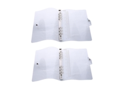 Slowmoose Pasta Org. 2 piezas, funda para cuaderno, PVC impermeable.