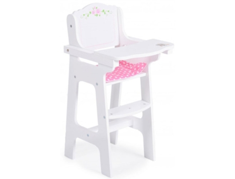 Trona MONI en Madera para Muñecas con Cojín (Edad Mínima Recomendada: 36 meses)