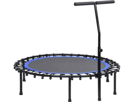 vidaXL Cama elástica fitness con mango 122 cm