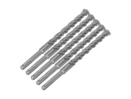 5 Piezas 2 Flautas 2 Taladros Espirales Taladros Percutores con Punta de Carburo 2 Taladros Taladro Martillo Rotativo HURRISE de 16 Mm