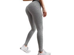 2026rebe-leggings Para Mujer Anti Celulitis Levanta Glúteos Alto Talle Tejido Texturado Yoga Pantalones Deportivos