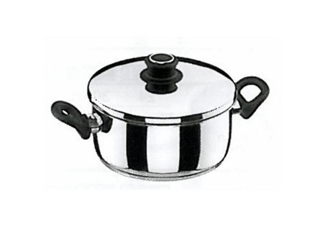 Cacerola LACOR (Acero Inoxidable-26cm)