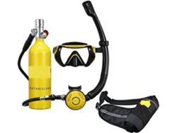 Mini Botella De Buceo, Tubo De Snorkel, Rebreather, Equipo Portátil De Apnea