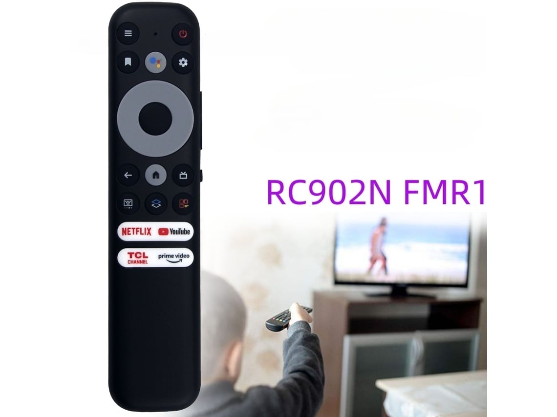 El Mando A Distancia Tcl Rc902n/fmr1 Es Compatible Con Los Modelos 75r646 Y 75s546, Cuenta Con Control Por Voz Y Es Fácil De Usar.