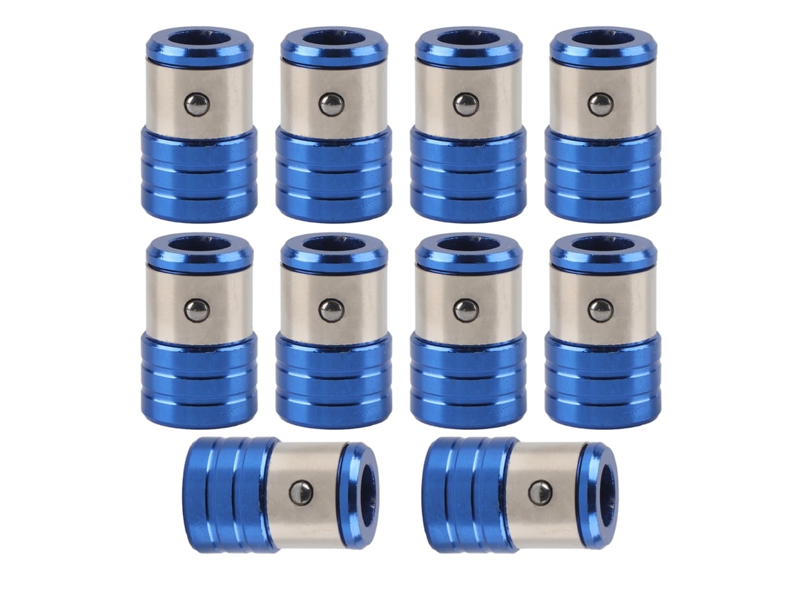10 Pcs Anéis Magnetizadores Antideslizantes Para Parafusos E Brocas De Furadeira Ferramenta Magnética