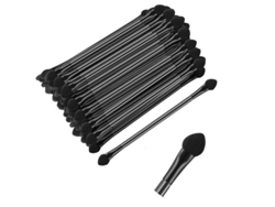 Set Profesional Desechable De Brochas Dúplex Para Sombras De Ojos, 30 Unidades - Herramienta De Maquillaje
