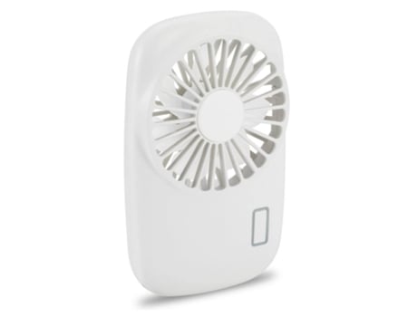 Ventilador de Mano Mini Ventilador Potente Pequeño Personal Portátil Velocidad Ajustable USB Recargable Enfriamiento Blanco BISBISOUS