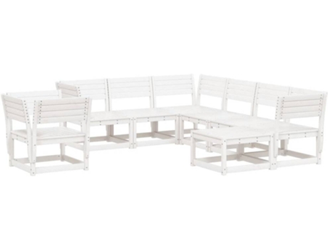 Conjunto 8 de muebles de jardín VIDAXL madera maciza de pino