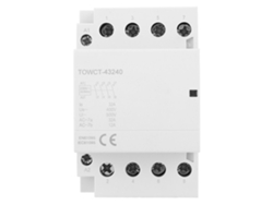 Contactor Modular De Ca Para Uso Doméstico, 4 Polos, 4 No Operativos, 32 A, 230/240 V, Montaje En Riel Din.