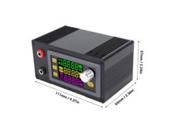 Regulador de voltaje DC: entrada 12-72V, salida 0-65V/0-9A, 585W, pantalla digital y estabilizador.