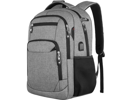 Mochila para ordenador portátil para hombres Mochila ligera Mochilas universitarias Mochila informal impermeable-gris