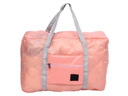 Maleta De Viaje Plegable E Impermeable De Gran Capacidad Para Viajes Y Almacenamiento, Color Rosa.