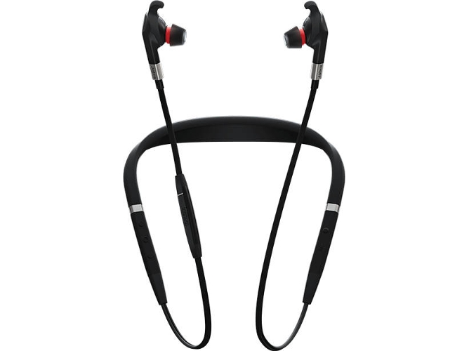 Auriculares Bluetooth JABRA Evolve 75e (In Ear - Micrófono - Noise Cancelling  - Negro)