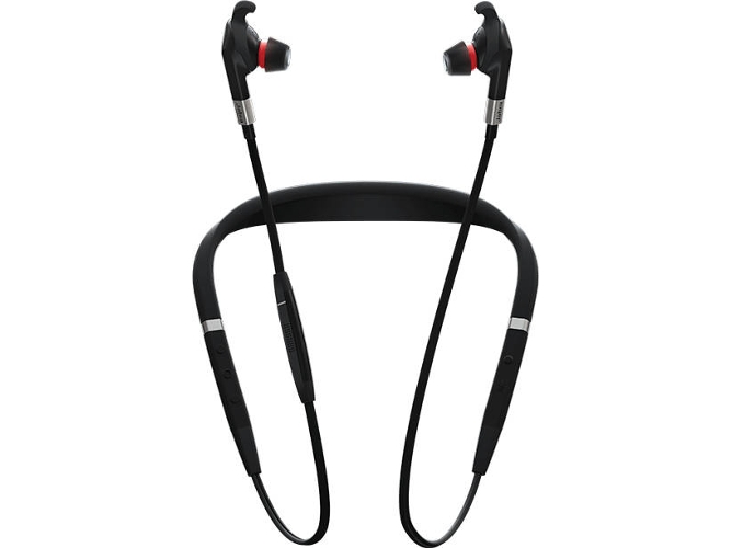 Auriculares Bluetooth JABRA Evolve 75e (In Ear - Micrófono - Noise Cancelling - Negro)