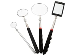 Conjunto De 4 Espelhos Telescópicos Iluminados Para Inspeção De Veículos.