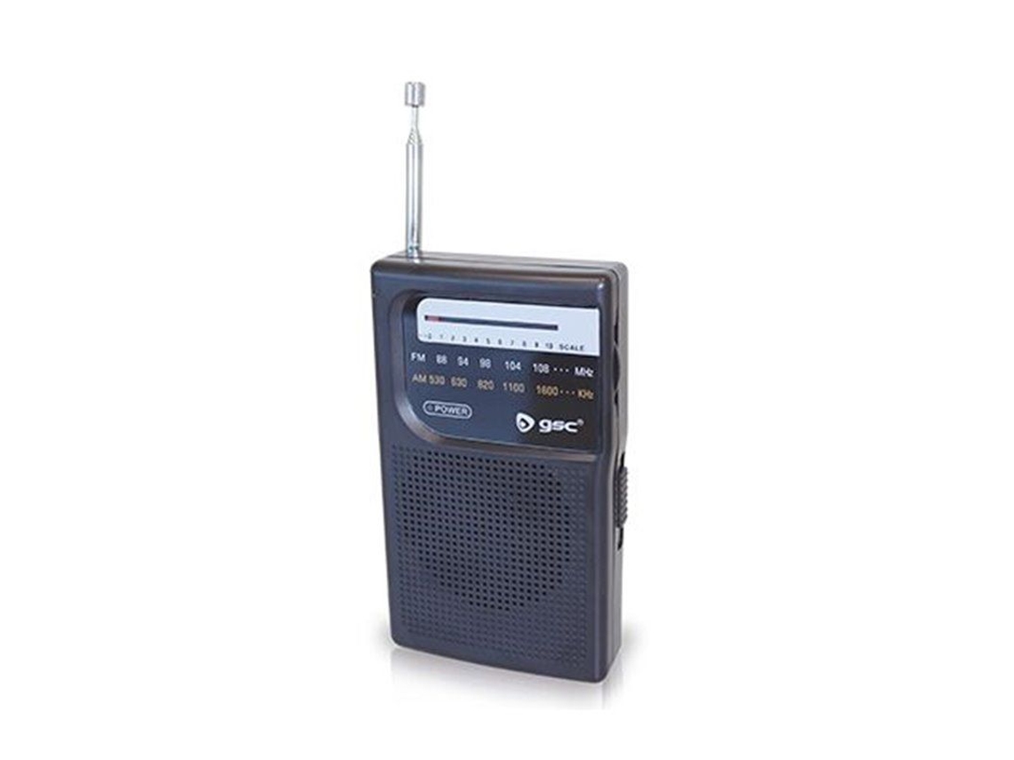 Radio Vertical Portátil 2xaa 118x28x70mm Gsc 002402596