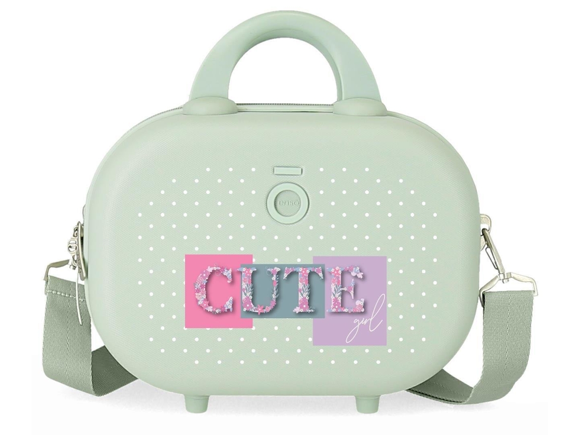 Neceser Abs ENSO Cute Girl Adaptable Verde Menta (29 x 21 x 15 cm)