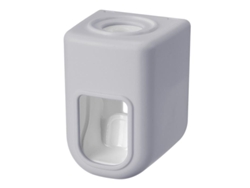 Dispensador automático de pasta de dientes impermeable para montaje en pared, accesorio de baño, soporte para pasta de dientes Mdug (gris)