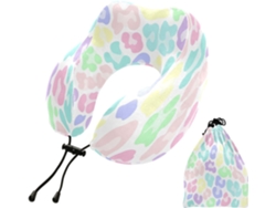 Almohada Viaje Dormir Aviones Espuma Viscoelástica Poliéster Viscoelástica. Fácilmente Soporte Fácil