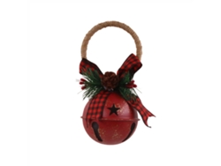 Adornos navideños rústicos vintage, 2 piezas, diseño tridimensional