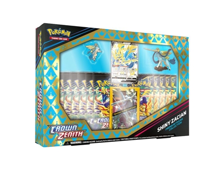 Juego de Cartas POKEMON Shiny Zamazenta Premium Figure Collection Edad Mínima Recomendada: 8 años)