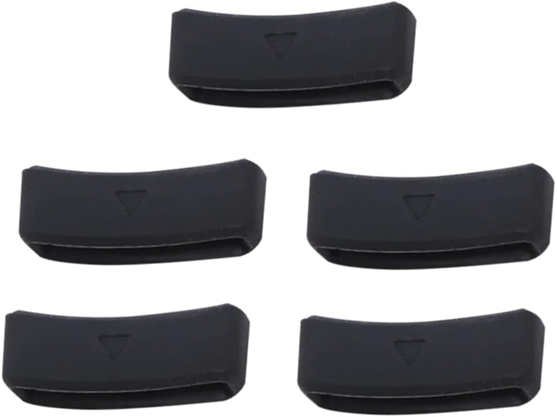 Juego de 5 pulseras de silicona con anillo de posicionamiento y hebilla, ideales para Gokoco Running