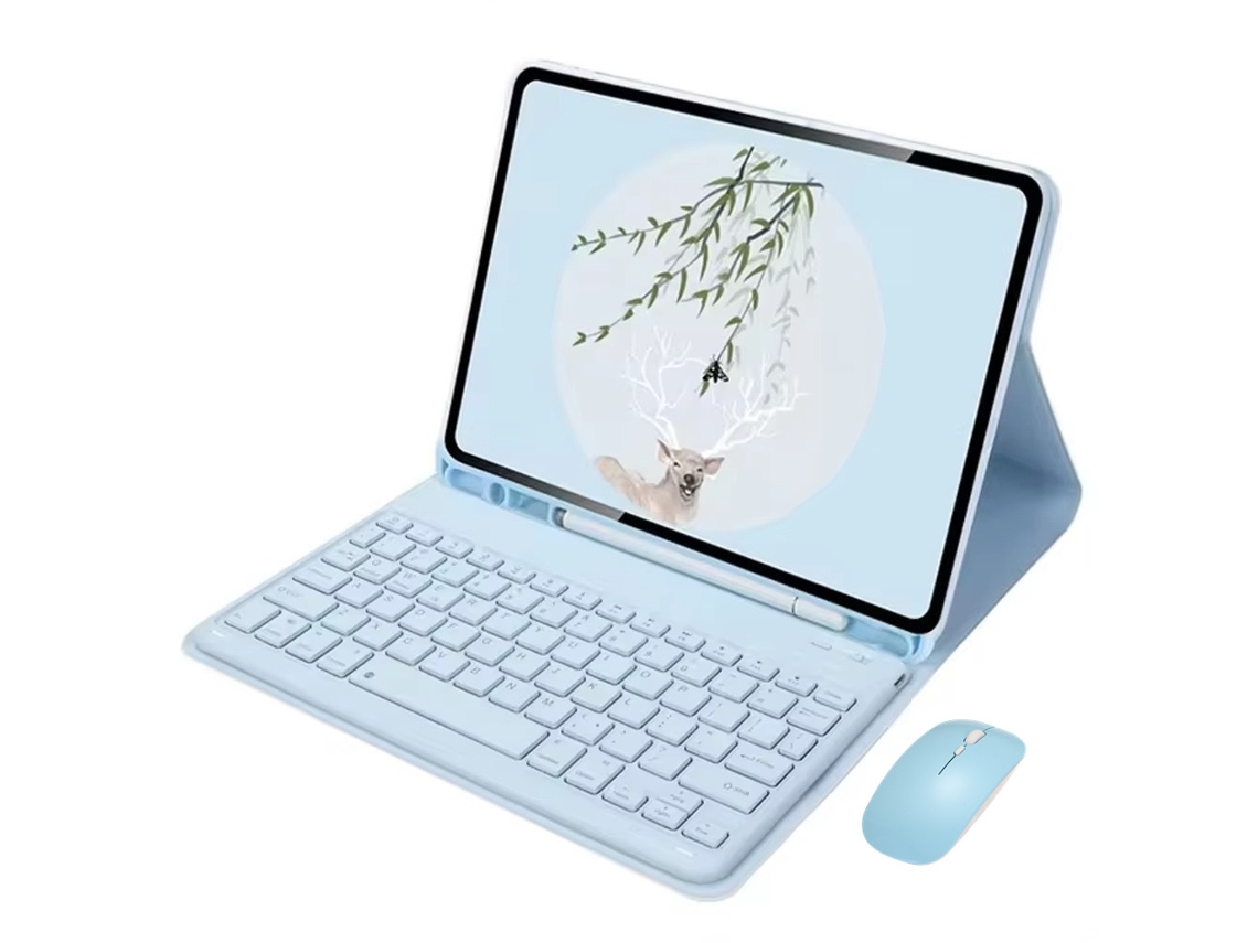 Funda con teclado para Samsung Galaxy Tab A11 Plus de 11 pulgadas con ratón, azul cielo Digitallab (2025)