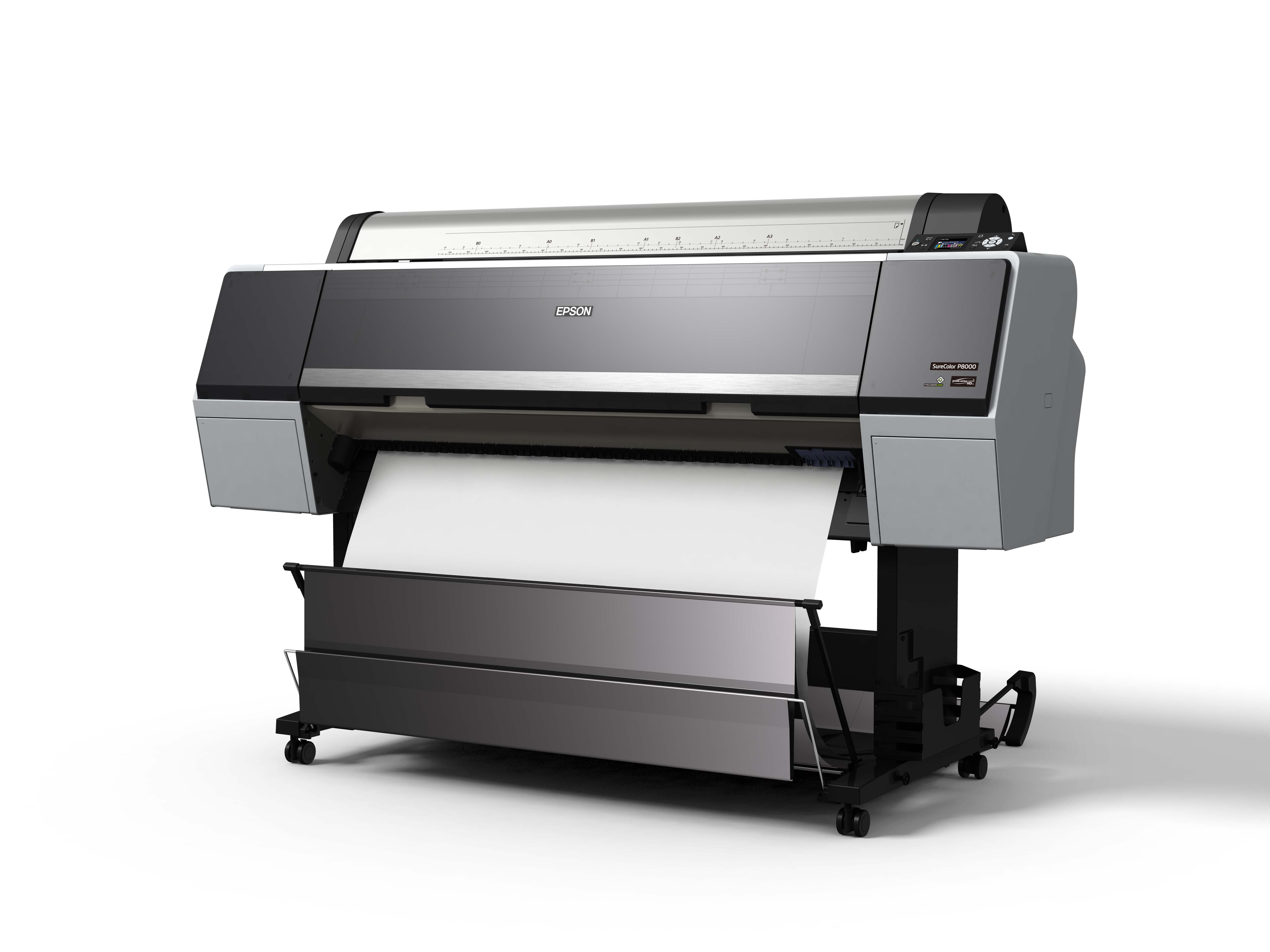 Impresora Epson Surecolor scp8000 std color 2880 x 1440dpi de gran formato 1440 tinta escpr cian negro claro magenta mate naranja precisioncore tfp 0.08 1.5
