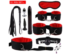 10 Piezas Set De Juguetes Cosplay Para Parejas Y Dormitorio Juguetes Sexy Dsdm