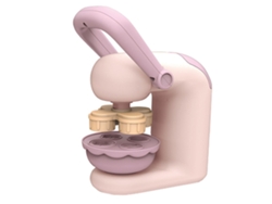 Máquina de plastilina interactiva y colorida ATS DIY - Ligera y segura para niños - Juego de hamburguesas - Set de plastilina colorida