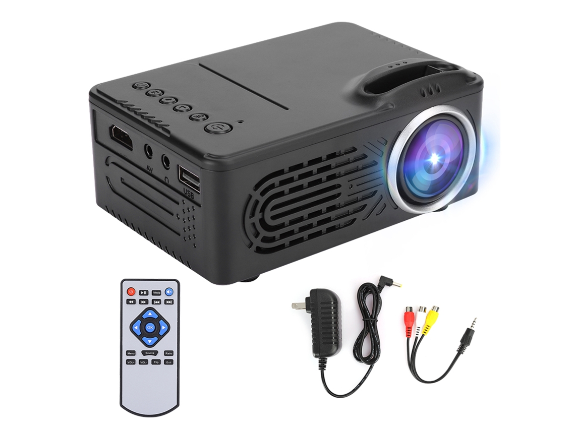 Proyector Mini Para El Hogar Hd Portátil 1080p Tft Lcd Luz Led