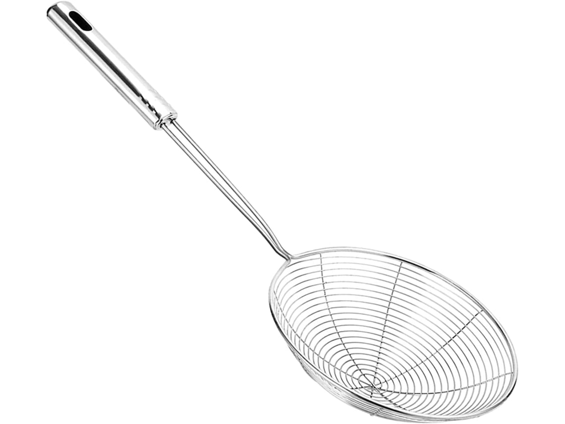 Escavadeira De Aço Inoxidável Com Cabo Resistente Ao Calor, 16 Cm