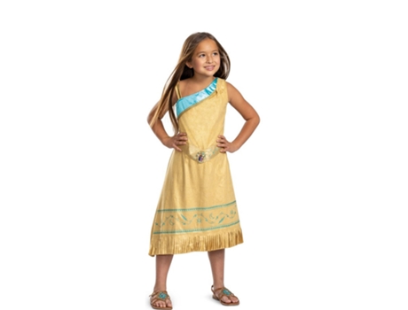 Disfraz de Niña LIRAGRAM ESPAÑA Princesa Pocahontas Deluxe (4 - 6 años)