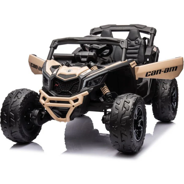 Coche Eléctrico Para Niños Atv Can-am Maverick 24v 4x4 800w Con Ruedas Eva Y Asiento De Piel