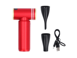 Soplador de chorro inalámbrico de mano de 110.000 RPM con prevención de sobrecalentamiento y turbo para eliminar nieve y polvo en exteriores.