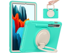 Soporte portátil a prueba de golpes, funda protectora verde menta - Tab A9 Plus (11 pulgadas)