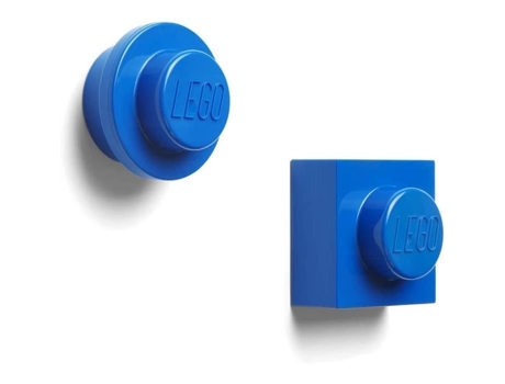 Imanes 4 7 cm Abs/Metal Azul 2 Piezas
