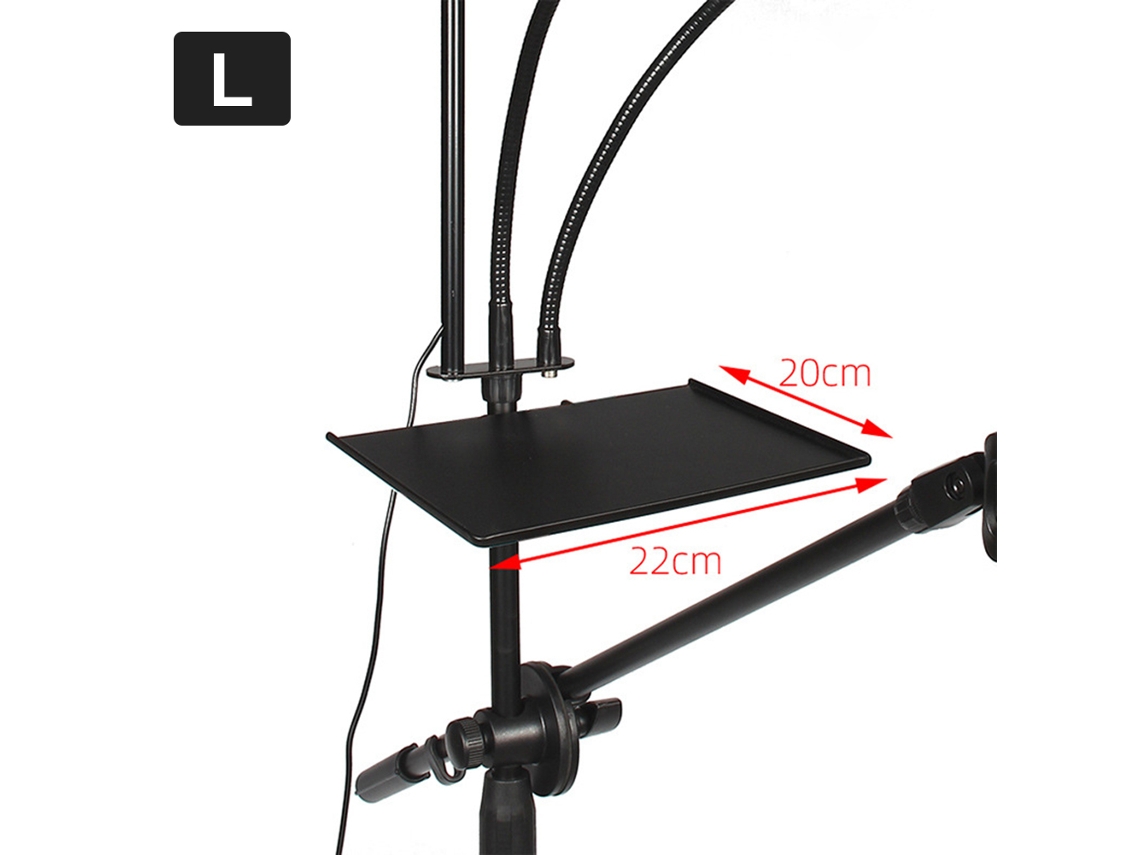 Suporte Para Microfone Com Prato Para Placa De Som Apoio Para Telefone E Equipamentos De Transmissão Ao Vivo