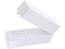 Caja De Almacenamiento Para Herramientas De Manicura Con Taladro De Uñas De 30/48 Agujeros