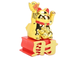 Gato De La Suerte Con Brazo Móvil, Fotosensible, Atrae La Riqueza, Decoración Para Escritorio, Coche, Oficina Ljy23109