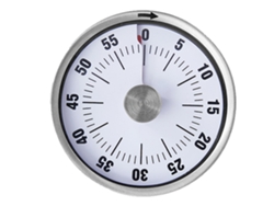 Reloj visual de 60 minutos para niños y adultos, temporizador mecánico de cocina con soporte magnético