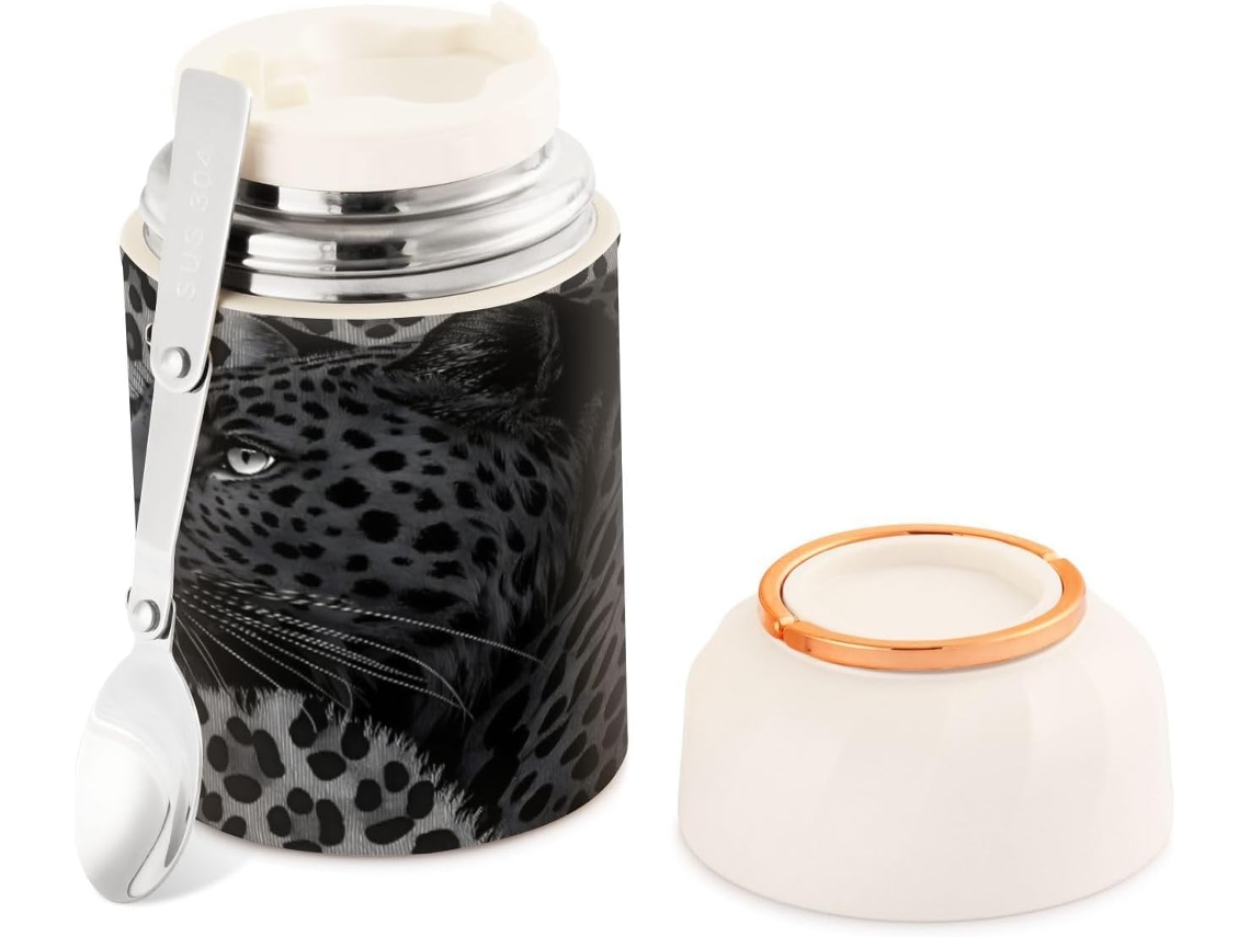 Recipiente Térmico Para Alimentos Adultos 500 Ml Acero Inoxidable Libre De Bpa Boca Ancha Incluye Cuchara ...