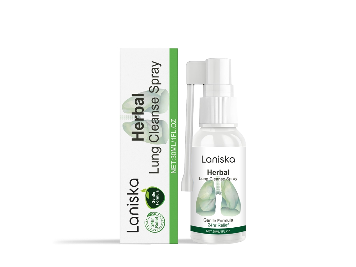 Spray herbal para el alivio de la congestión pulmonar